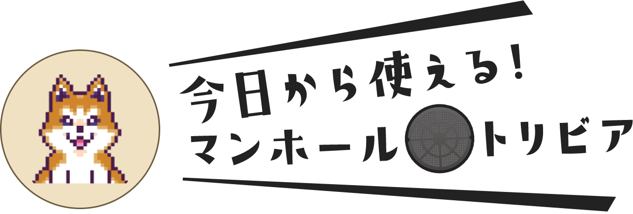 今日から使える！マンホールトリビア